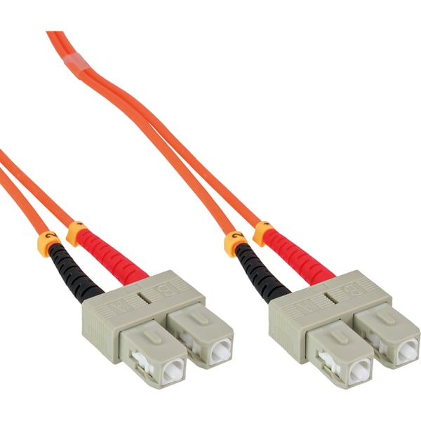 InLine 83510 InfiniBand och fiberoptisk kabel 10 m SC Orange