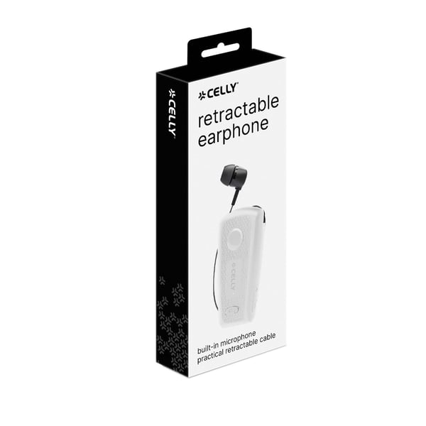 Celly BHCLIP Kuulokkeet Langallinen In-ear Puhelut/Musiikki/Urheilu/Päivittäinen USB Type-C Valkoinen