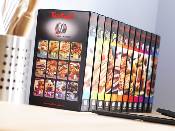 Tefal Snack Collection SW852D voileipägrilli 700 W Musta, Ruostumaton teräs
