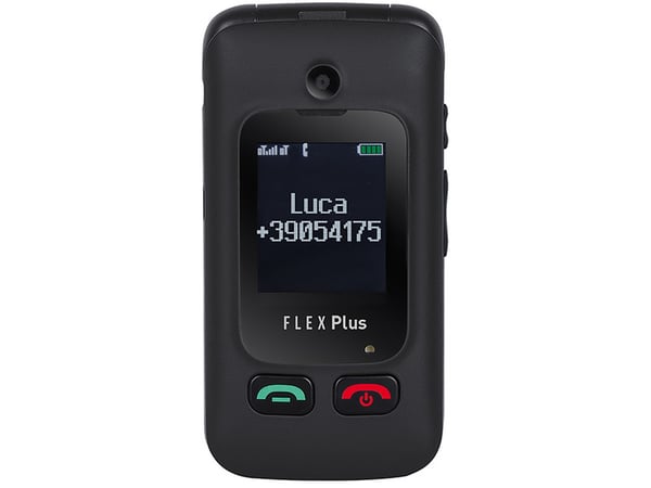 Trevi Flex Plus 55 6,1 cm (2.4") Musta Senioripuhelin