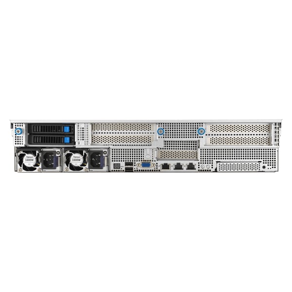 ASUS RS521A-E12-RS24U Socket SP5 Rack (2U) Svart, Silver