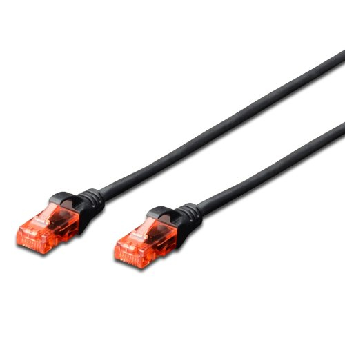 Ewent IM1020 netværkskabel Sort 3 m Cat6 U/UTP (UTP)