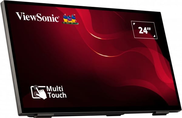 Viewsonic TD2465 skilte display Interaktivt fladpanel 61 cm (24") LED 250 cd/m² Fuld HD Sort Berøringsskærm