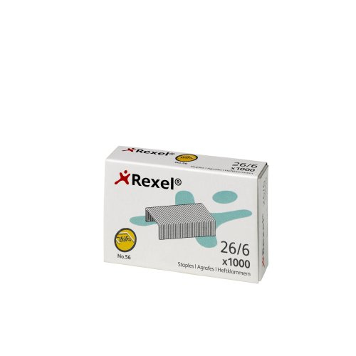 Rexel Hæfteklammer No.56 26/6 æsk/1000