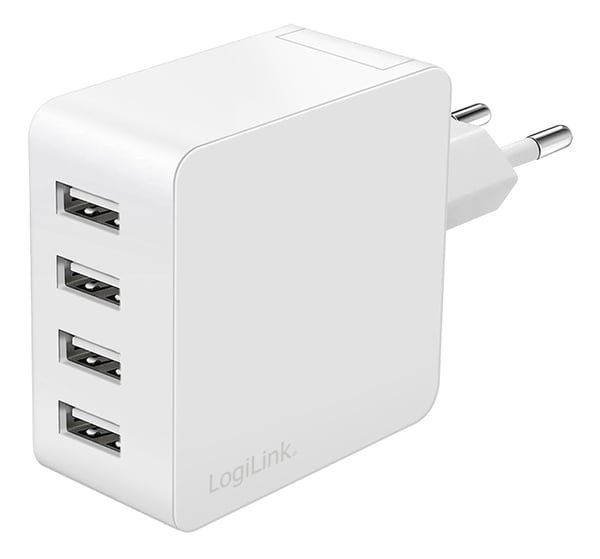 LogiLink PA0336W mobiililaitteen laturi Universaali Valkoinen AC Pikalataus Sisätila LogiLink PA0336W mobiililaitteen laturi Universaali Valkoinen AC Pikalataus Sisätila