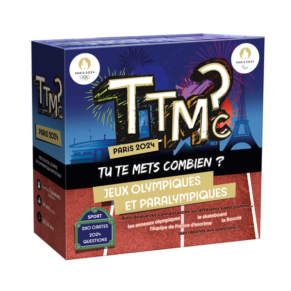 Cartamundi Tu Te Mets Combien ? Paris 2024 30 min Korttipeli Juhla