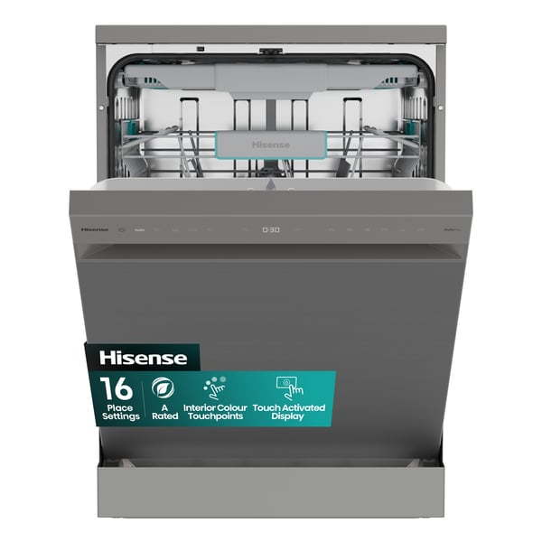 Hisense HS663A90XUK opvaskemaskine Fritstående 16 kuverter