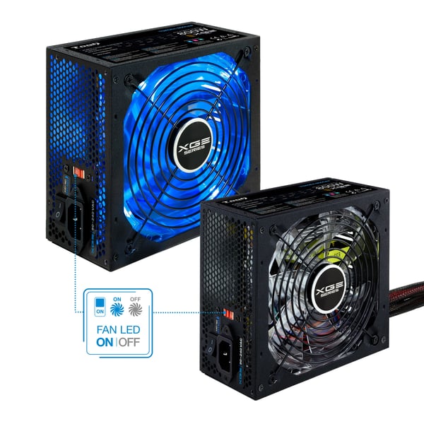 TooQ TQXGEII-800SAP virtalähdeyksikkö 800 W 20+4 pin ATX ATX Musta