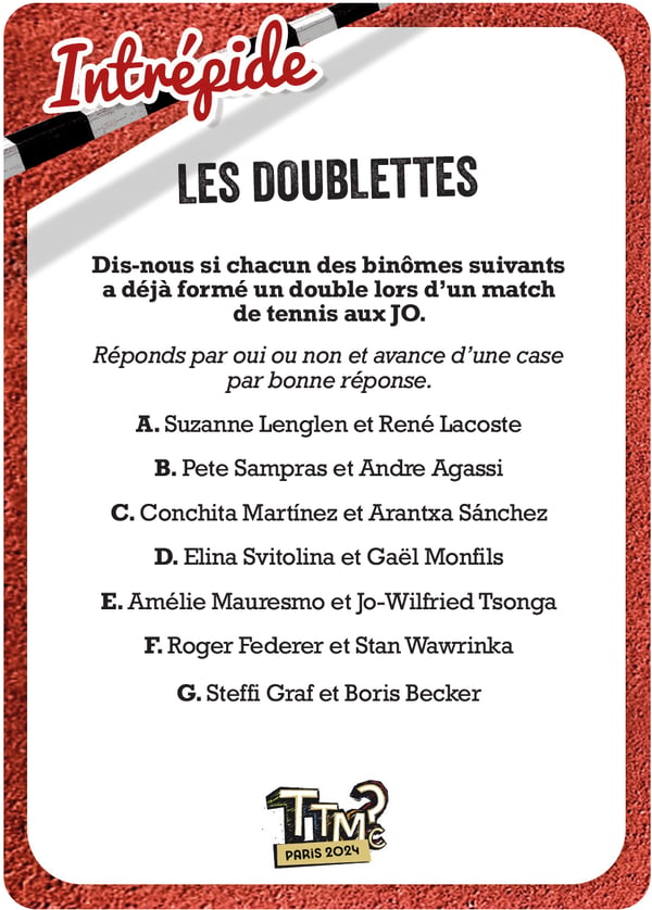 Cartamundi Tu Te Mets Combien ? Paris 2024 30 min Korttipeli Juhla