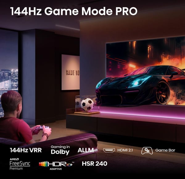 Hisense 98E7Q 2,49 m (98") 4K Ultra HD Älytelevisio Wi-Fi Musta
