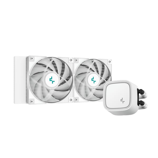 DeepCool LE520 WH Processor Allt-i-ett vätskekylare 12 cm Vit 1 styck