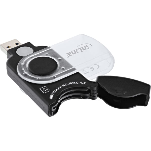 InLine 66772I kortläsare USB 3.2 Gen 1 (3.1 Gen 1) Svart