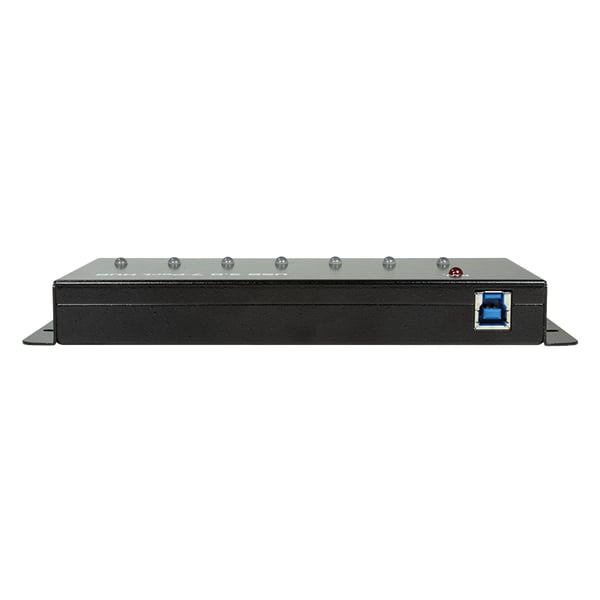 LogiLink UA0317 gränssnittshubbar USB 3.2 Gen 1 (3.1 Gen 1) Type-B 5000 Mbit/s Svart