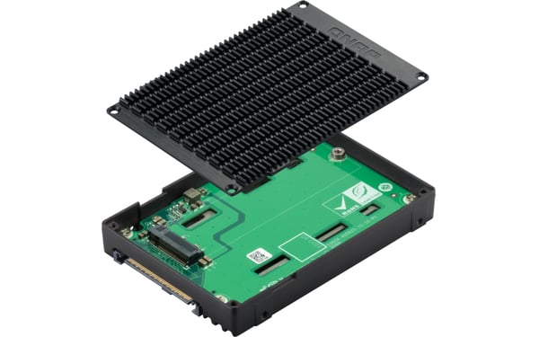 QNAP QDA-UMP4 drevkabinet SSD kabinet Sort 2.5"