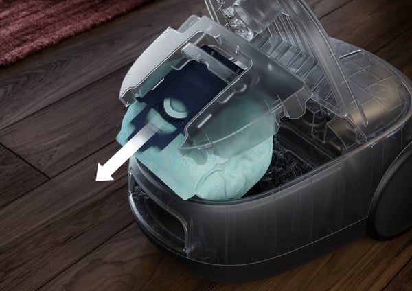 AEG AB61H6SW 3,5 L Sylinteripölynimuri Kuiva 850 W Pölypussi