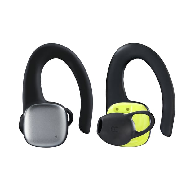 Hama Spirit Athletics Headset True Wireless Stereo (TWS) Ørekrog Sport Bluetooth Sort, Gul