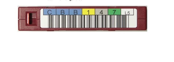 Fujitsu D:CR-LTO-LAB sträckkodsetiketter