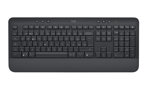 Logitech Signature K650 tangentbord Kontor Bluetooth QWERTZ schweizisk grafit