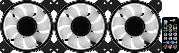 Aerocool Mirage 12 ARGB Pro Datorväska Fan 12 cm Svart