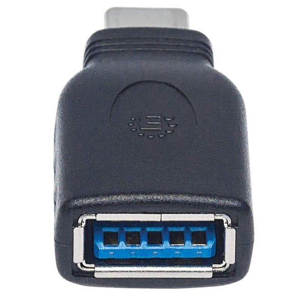 Manhattan 354646 kabel kønsskifter USB C USB A Sort