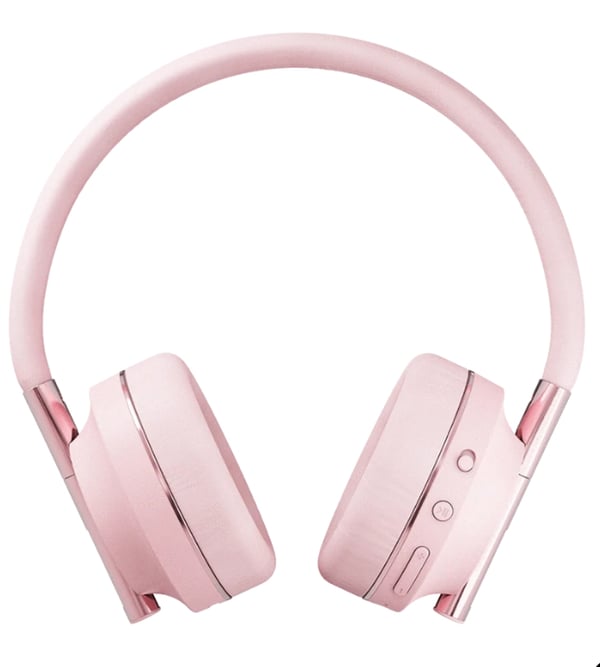 Happy Plugs PLAY Headset Kabel & trådløs USB Type-C Bluetooth Lyserød guld