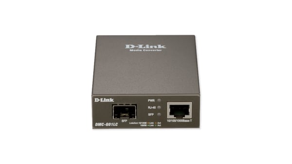 D-Link DMC-G01LC/E verkon mediamuunnin 1000 Mbit/s Harmaa