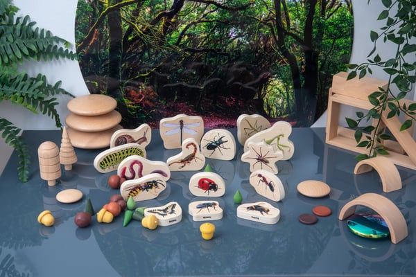 Tickit Wooden Minibeast Blocks
