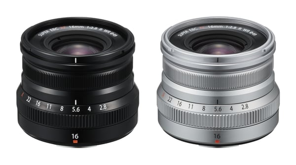 Fujifilm FUJINON XF16mmF2.8 R WR MILC Bred linse Sølv