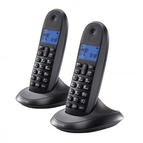 Motorola C1002 puhelin DECT-puhelin Soittajan tunnistus Harmaa