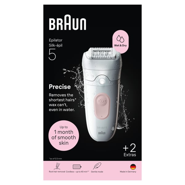 Braun Silk-épil 5 Silk-epil 5 SE 5-011 28 pincetter Hvid