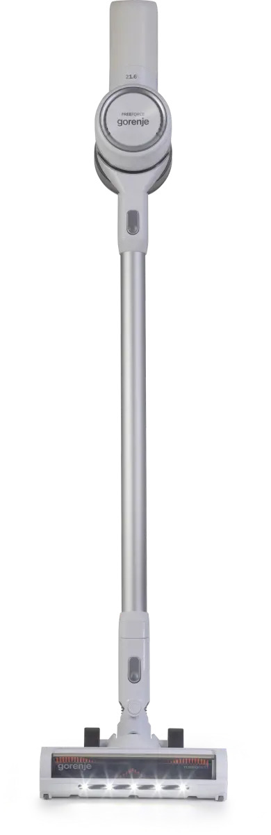 Gorenje SVC216290FFW stav støvsuger & elektrisk kost 2-i-1 stangstøvsuger Batteri Dry Poseløs 0,5 L 130 W Hvid
