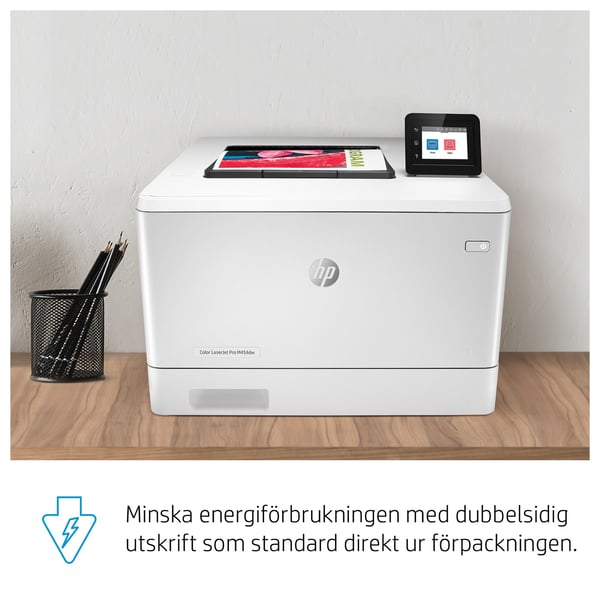 HP Color LaserJet Pro M454dw, Utskrift, Utskrift från USB-port på framsidan; Dubbelsidig utskrift