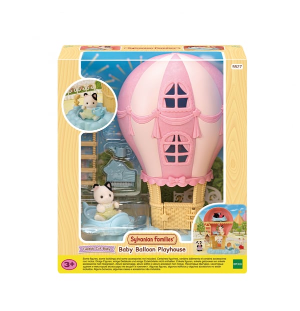 Sylvanian Families Baby Ballon Legehus med figur