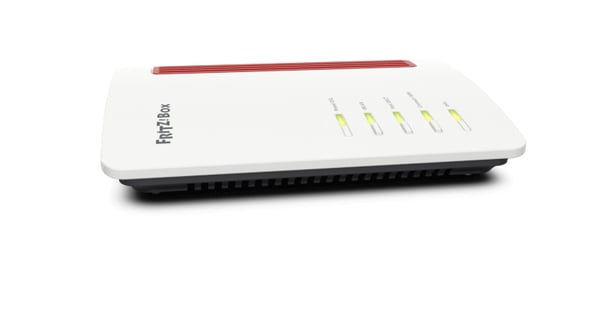 Box FRITZ! 7530 trådlös router Gigabit Ethernet Dual-band (2,4 GHz / 5 GHz) Svart, Röd, Vit