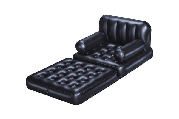 Bestway 75114 / 23 uppblåsbar solstol Svart
