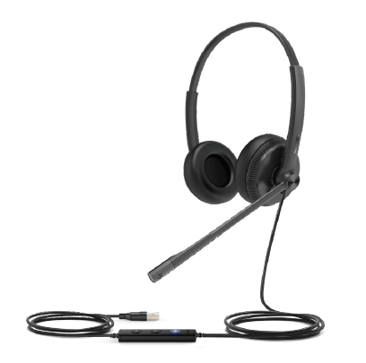 Yealink UH34 Lite Headset Kabel Huvudband Kontor/callcenter Svart