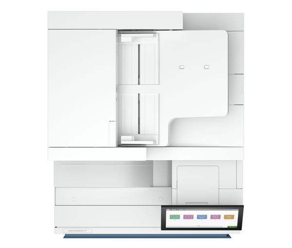 HP LaserJet Enterprise 8601dn Multifunction Sort og hvid Printer, Kun Ethernet; Duplex; Kopimaskine, scanner