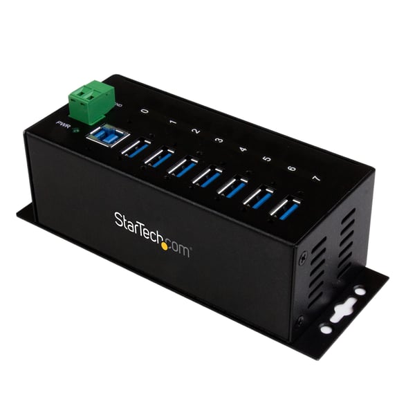 StarTech.com ST7300USBME interface hub USB 3.2 Gen 1 (3.1 Gen 1) Type-B 5000 Mbit/s Sort