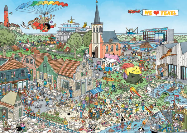 Jan van Haasteren - Island Retreat (1000 pieces)
