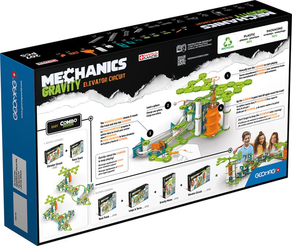 Geomag Mechanics Gravity RE Elev Circuit Neodymmagnetleksak