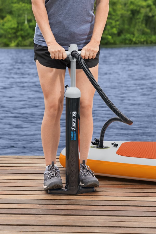 Bestway 62227 håndholdt luftpumpe Sort, Hvid Hånd luftpumpe
