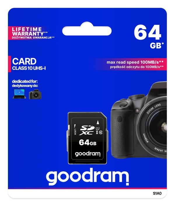 Goodram S1A0 64 GB SDXC UHS-I Klasse 10