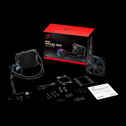 ASUS ROG RYUO 120 Tietokoneen jäähdytysjärjestelmä Suoritin All-in-one-nesteenjäähdytin 12 cm