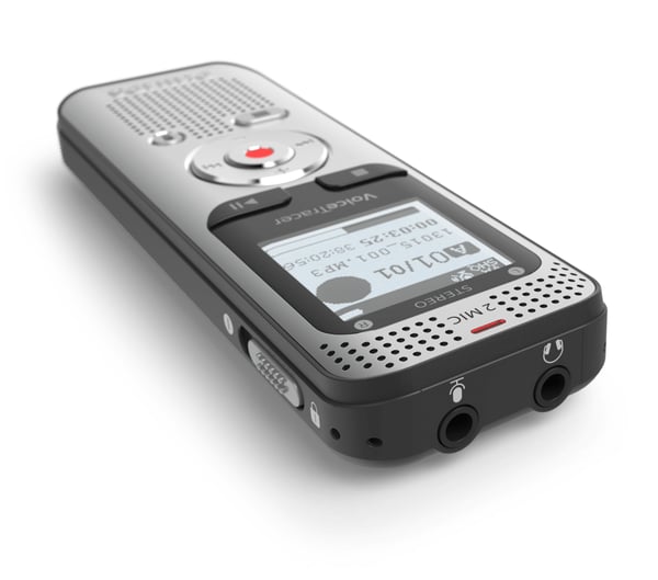 Philips Voice Tracer DVT2050/00 Diktafon Flashkort Sølv