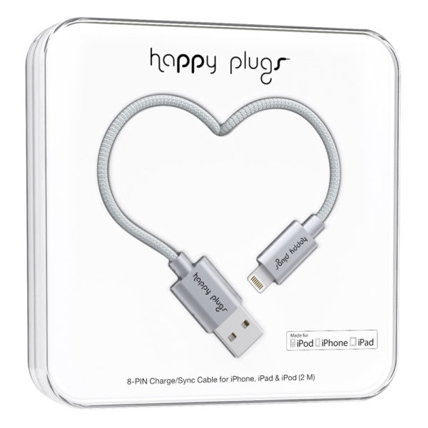 Happy Plugs 9931 belysningskabel 2 m Grå