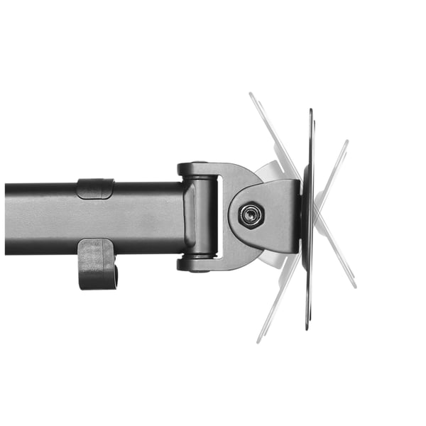 InLine 23104C skærmbeslag og -stativer 33 cm (13") Skrivebord Sort