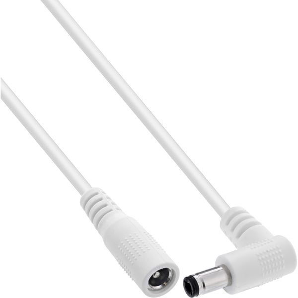InLine 26902K el-ledning Hvid 2 m DC 5.5 x 2.5 mm
