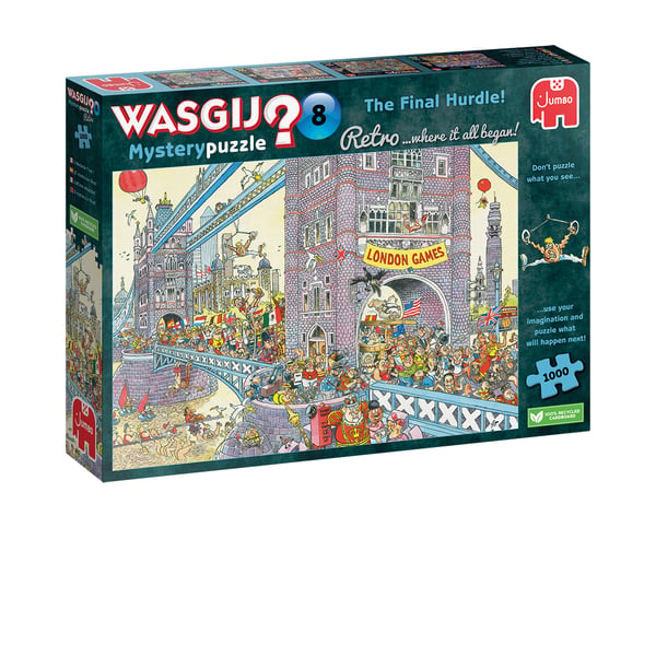 Wasgij Retro Mystery 8 - Den Sidste Hurdle! (1000 Brikker)