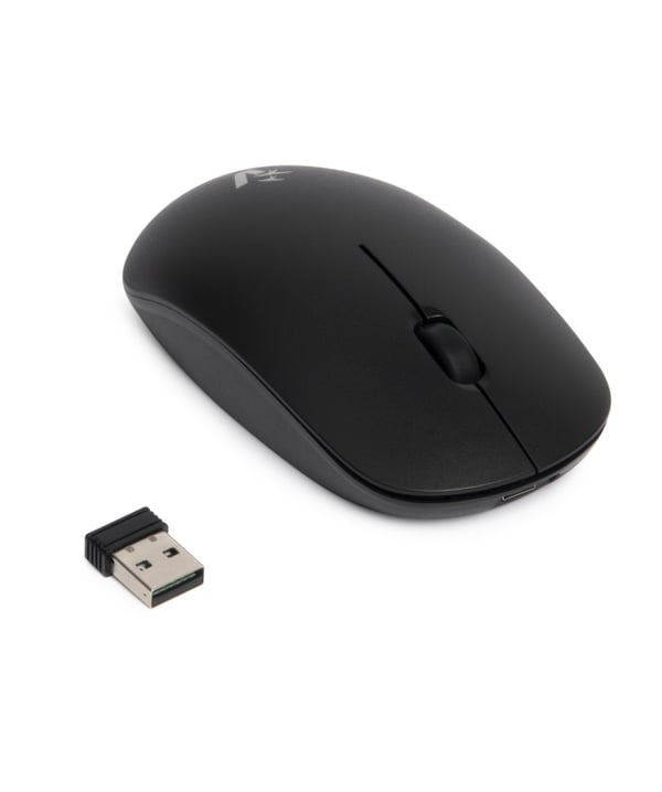 Vultech MW-09N mus Universel Ambidextrous RF Wireless + USB Type-C Optisk 1600 dpi