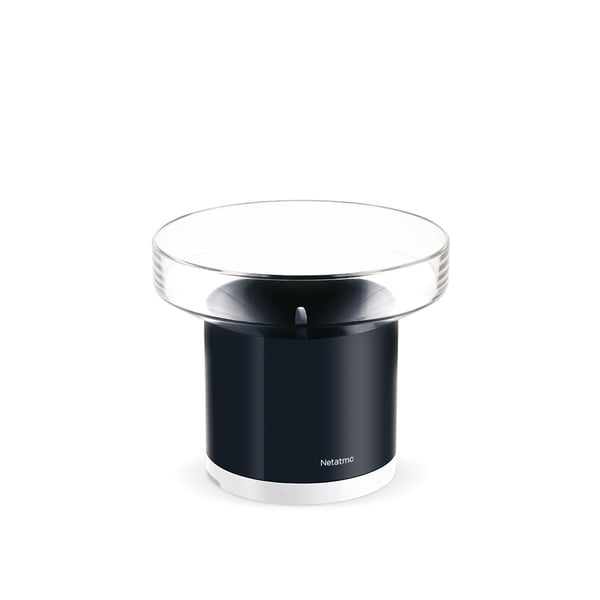Netatmo NRG01-WW regnmåler 10 cm Trådløs Sort
